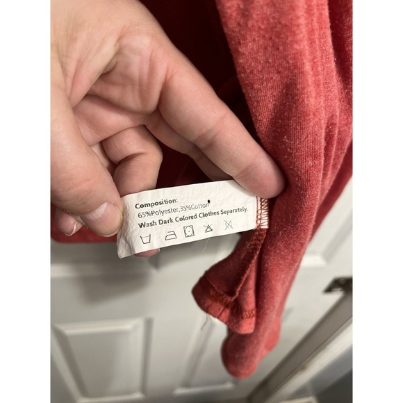 Y2K Tank Top 1X Coral Pink Sequin Trim Festival Babydoll Rave Concert Flowy - Picture 5 of 8